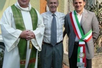 Parcheggio di Courtales - Benedizione del nuovo oratorio