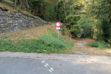 il bivio a sinistra verso Pontboset